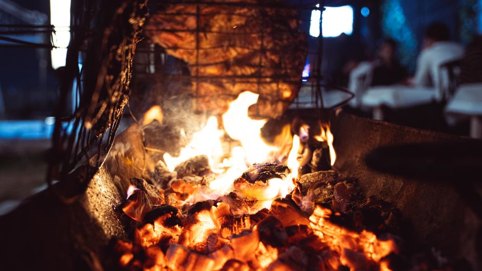 Cuisine au feu de bois